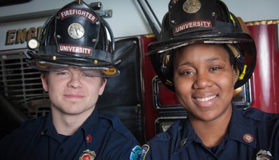 UAF student firefighters