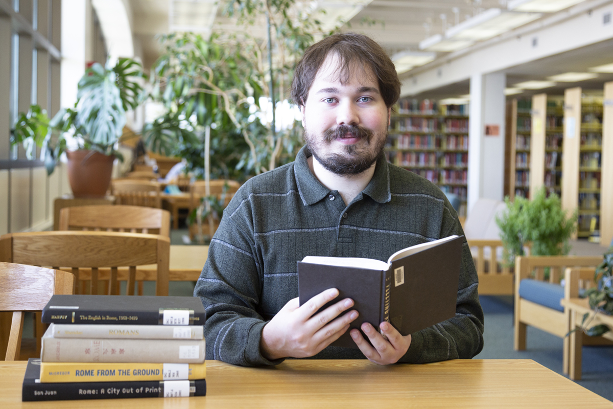 Andrew Parker. UAF Photo by Sarah Manriquez