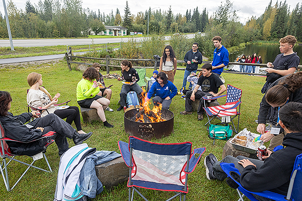 The Honors College hosts a field trip to Ballaine Lake as part of New Student Orientation Saturday, August 23, 2025.