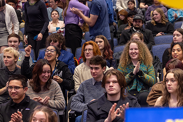 The Honors College Induction Ceremony Wednesday evening, December 3, 2025 in the Shaible Auditorium.
