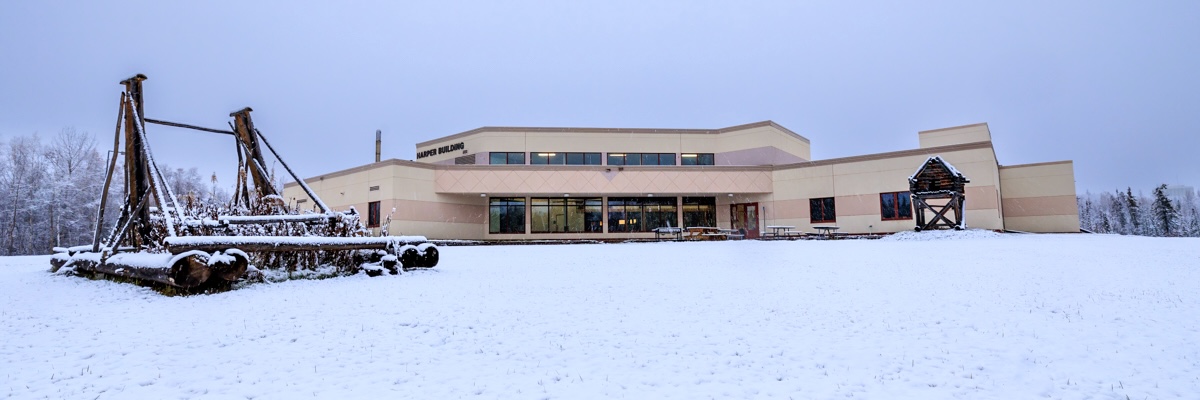 Harper Building in Winter