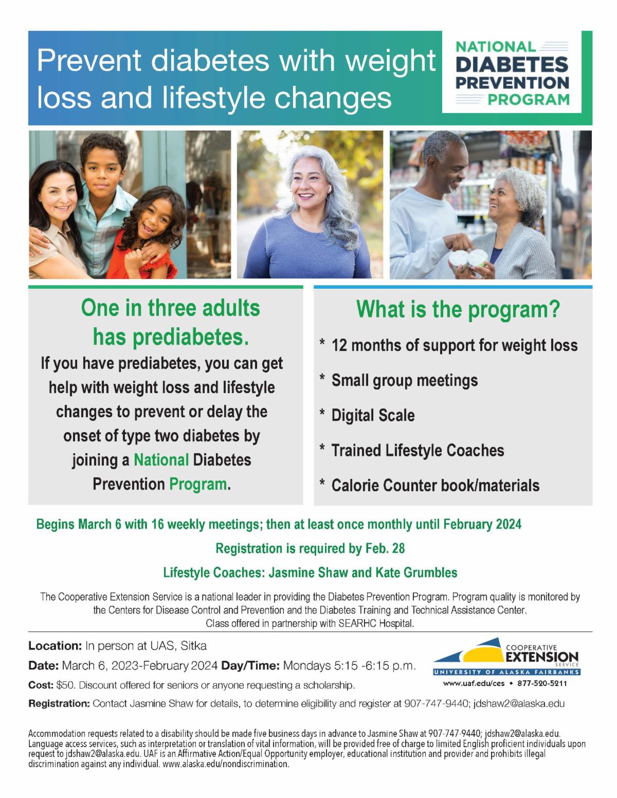 Diabetes prevention flyer