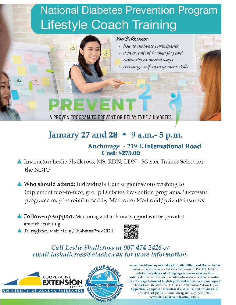 Lifestyle Training coach flyer