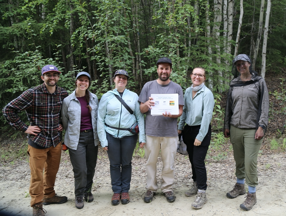 Group posing for photo