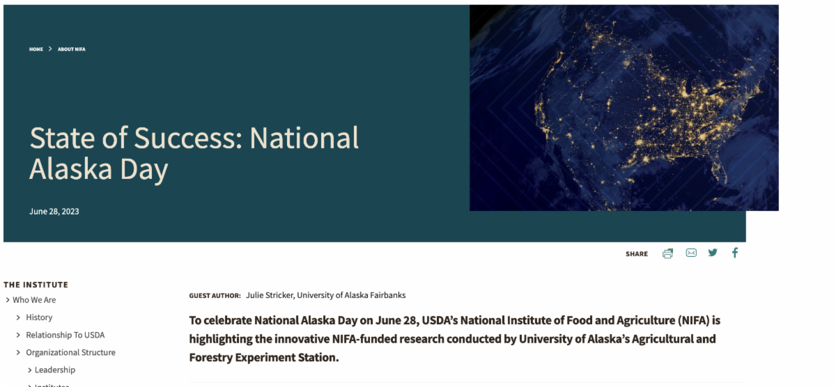  State of Success National Alaska Day