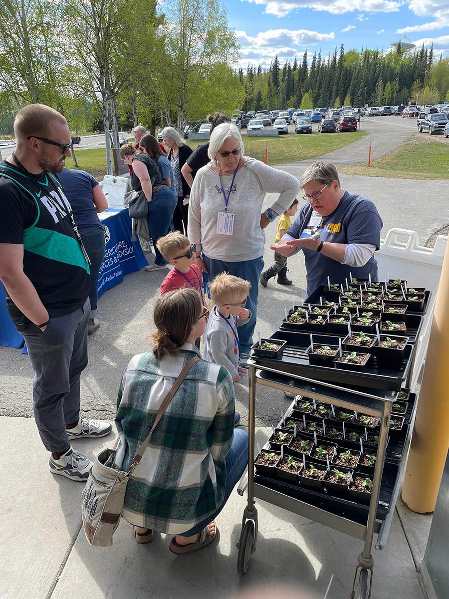 Group of people talking