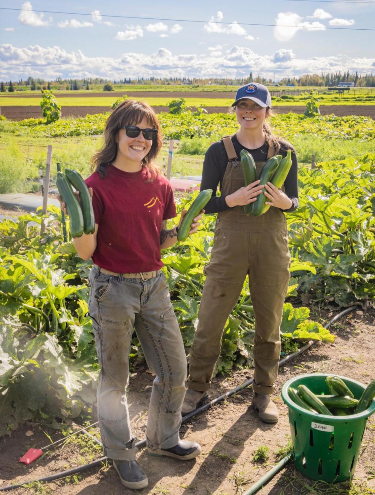 Two women posing for a photo