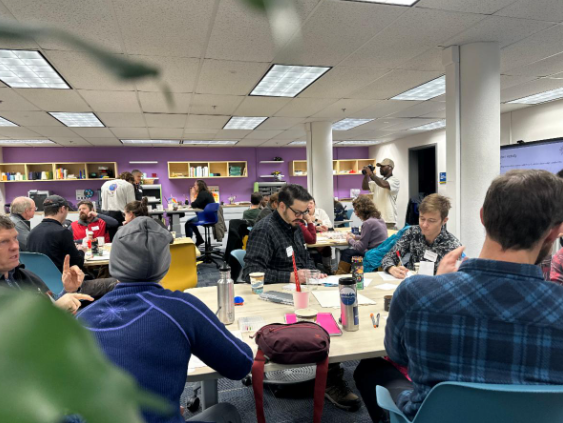 People in the Ideation Studio