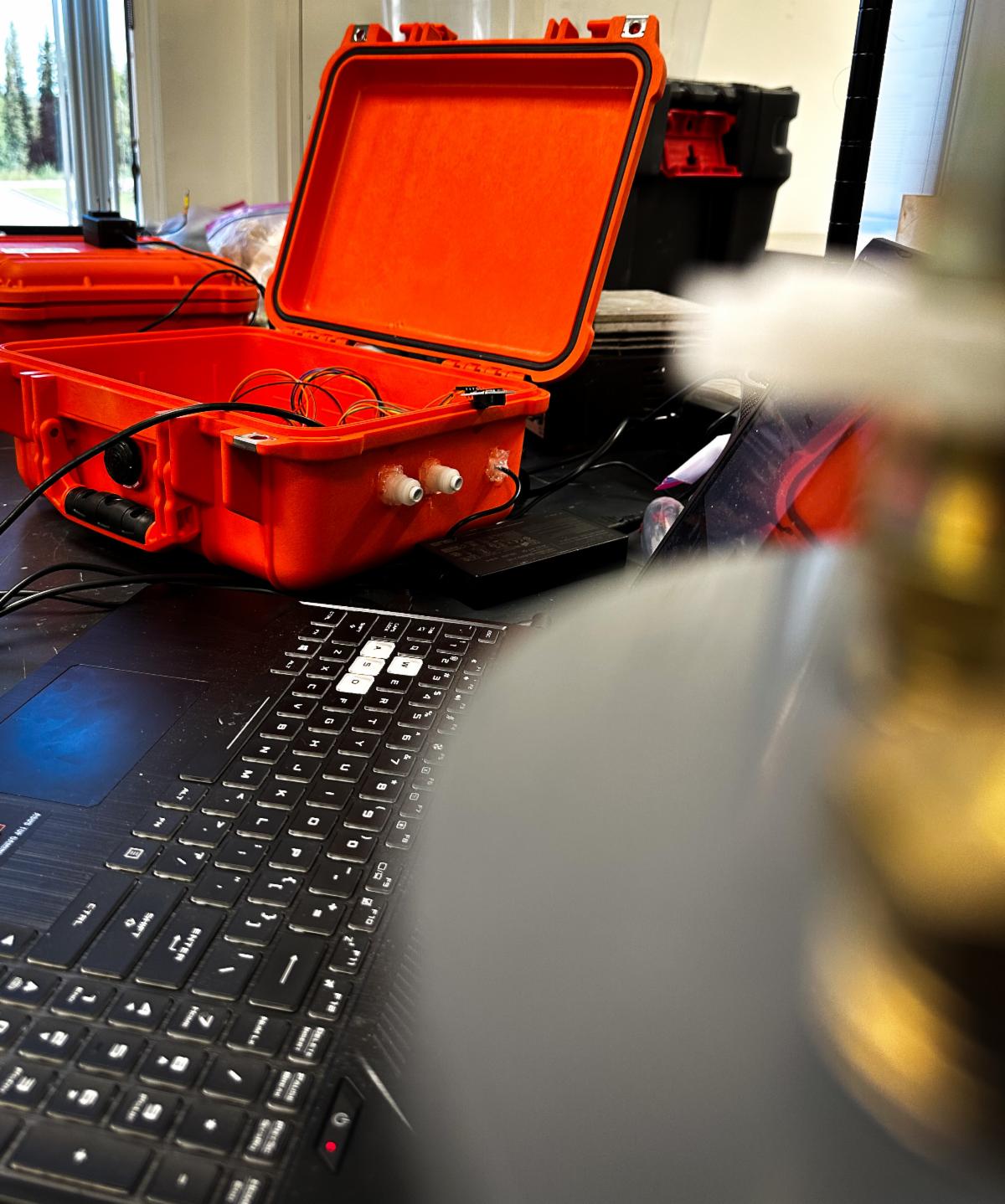 Orange Pelican houses a prototype sensor 