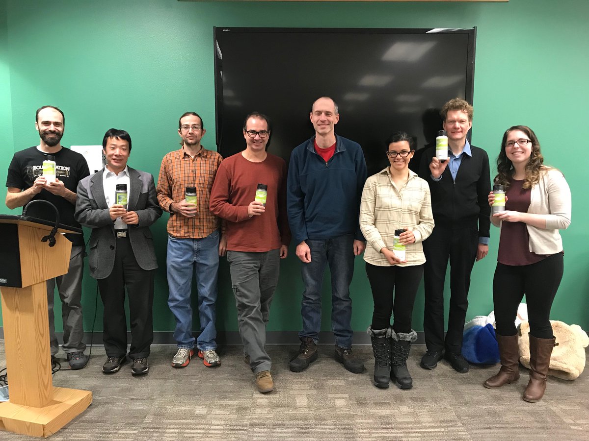 Team 1 created the App Arctic Weather. Photo courtesy of IARC.