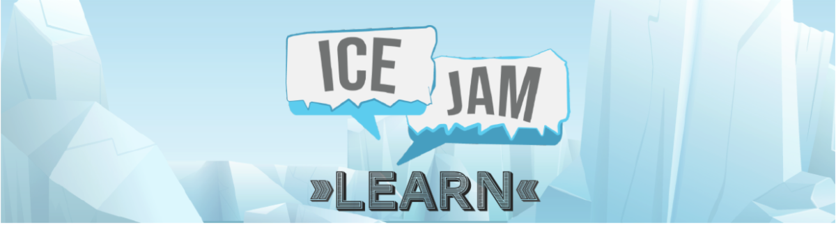 ICE Jam Learn graphic banner