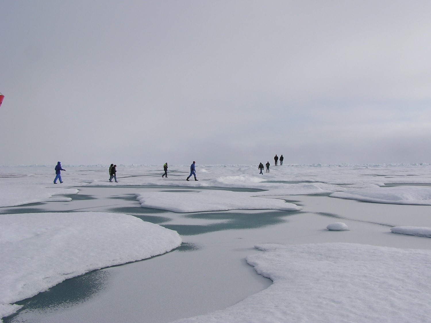 Walking on the Beaufort Sea
