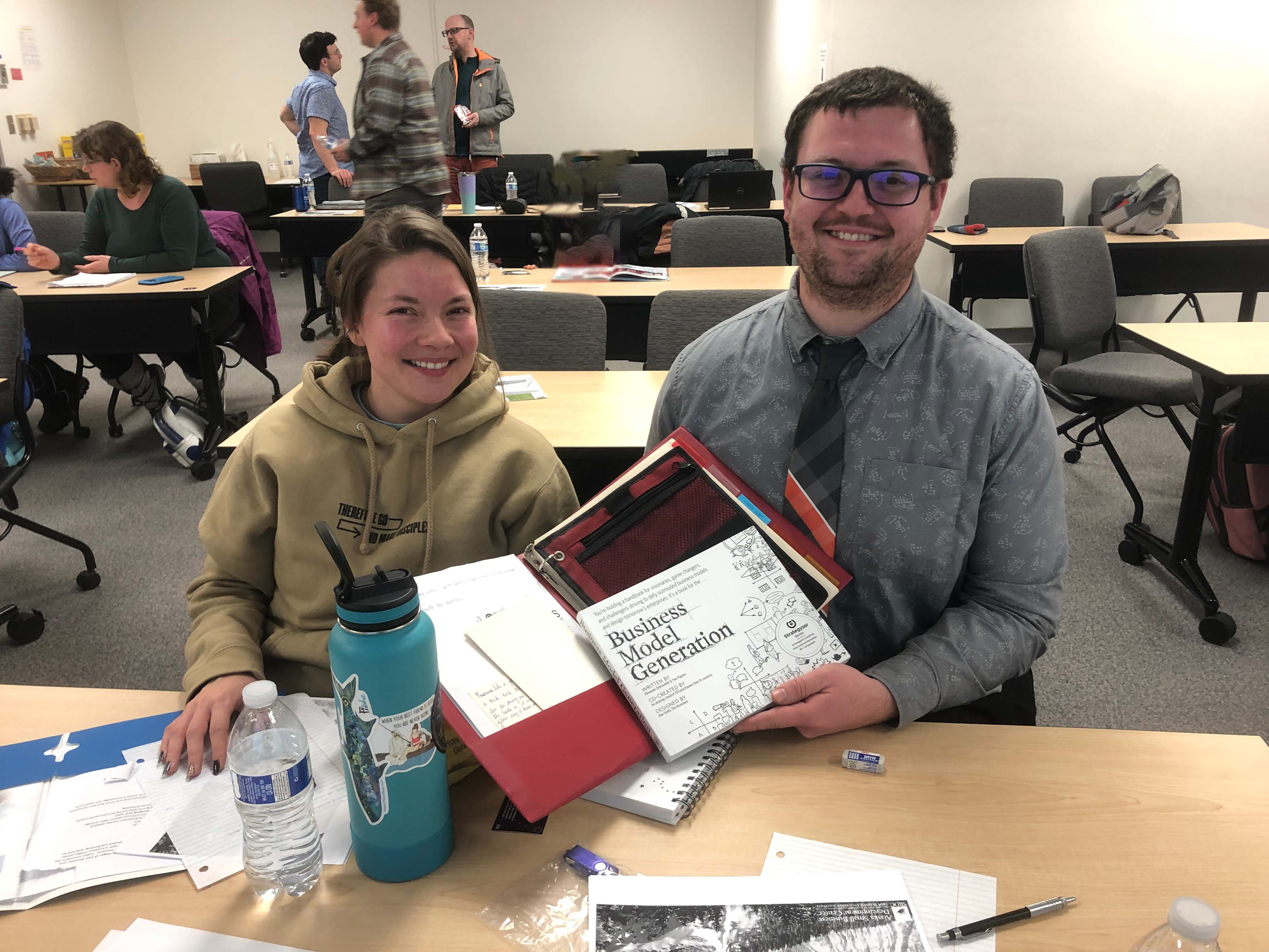 Mandee and Marcus Cogley of Little Roots Learning participated in the 2022 Alaska Interior Business Accelerator. Photo by Ashley Guernsey.