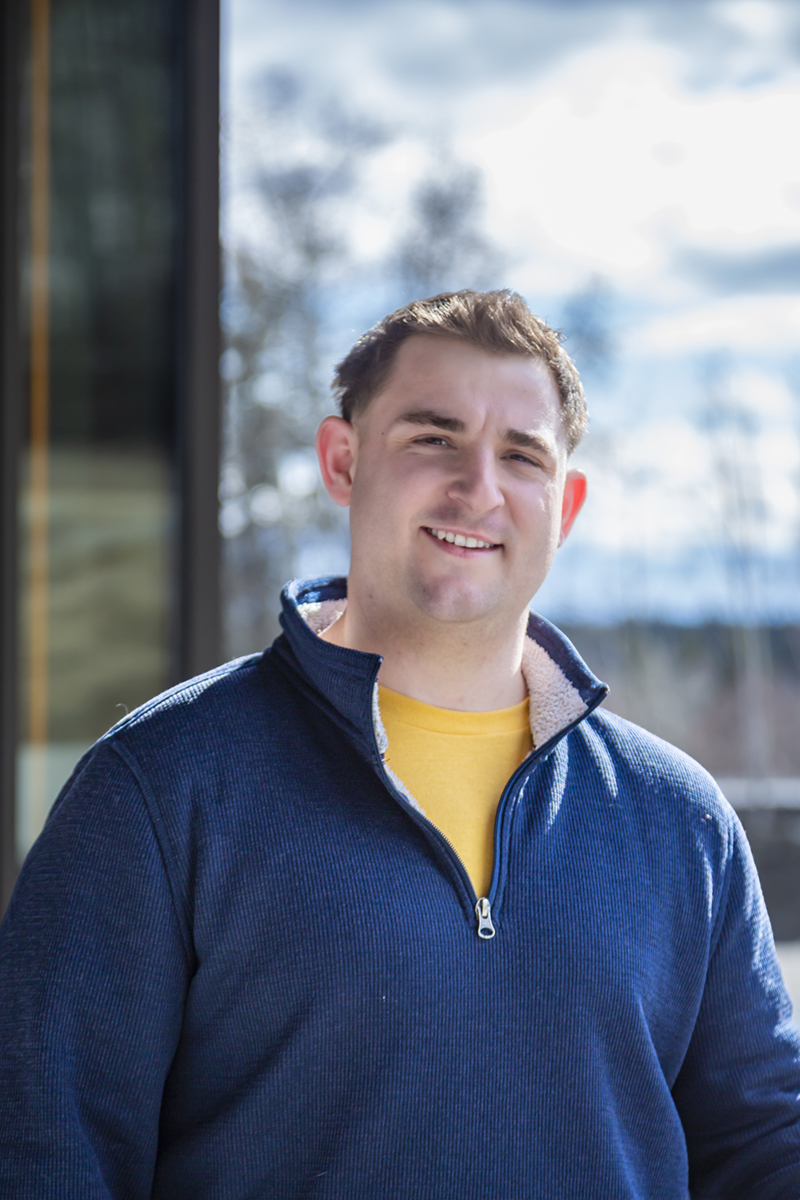 Patrick Deslaurier. UAF Photo by Sarah Manriquez