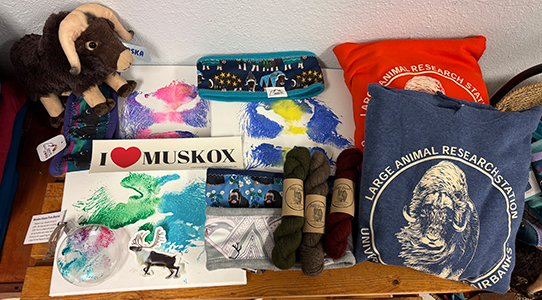 Gifts at the holiday market