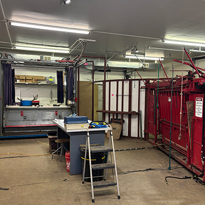 Inside the Animal Handling Facility at LARS