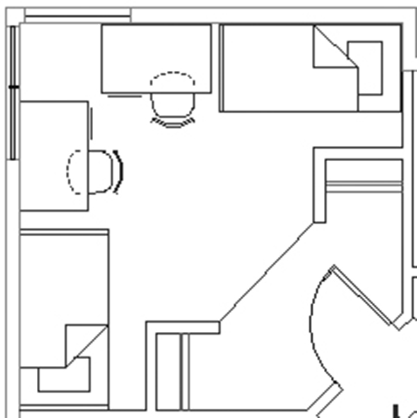 Dorm floor plan