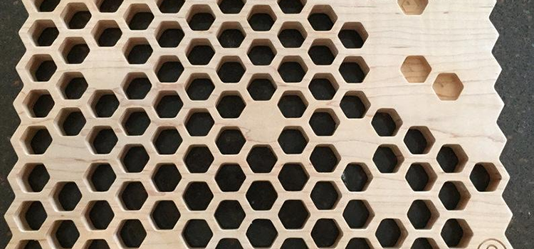 Another vector cutting done by a 3-axis desktop CNC machine