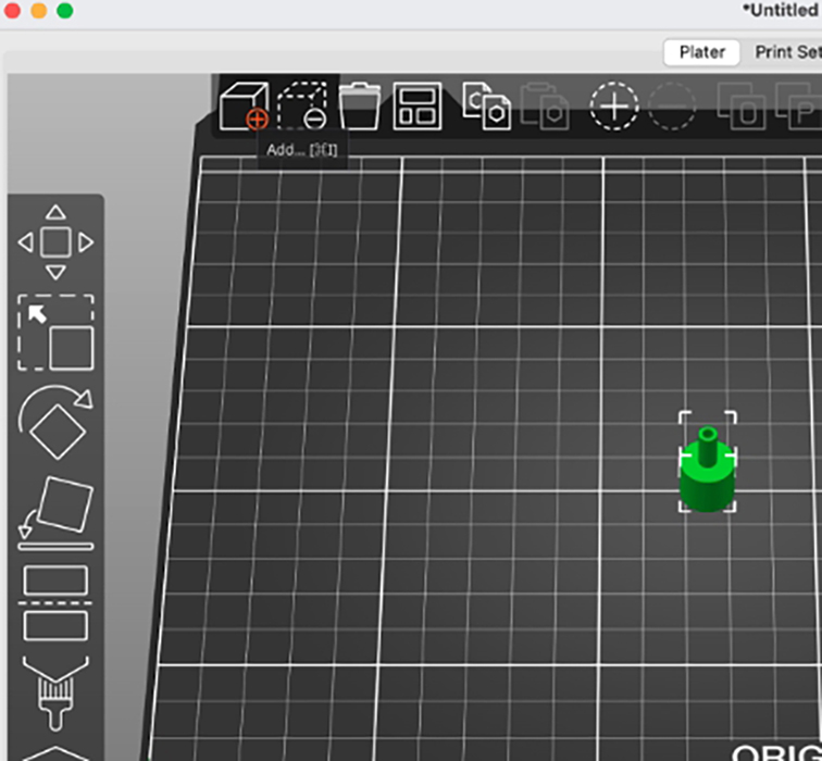 Another look at the Prusa deck interface