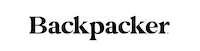 Backpacker magazine logo in black