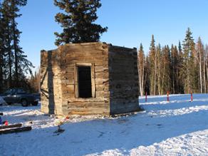 Kolmakovsky blockhouse stands without a roof