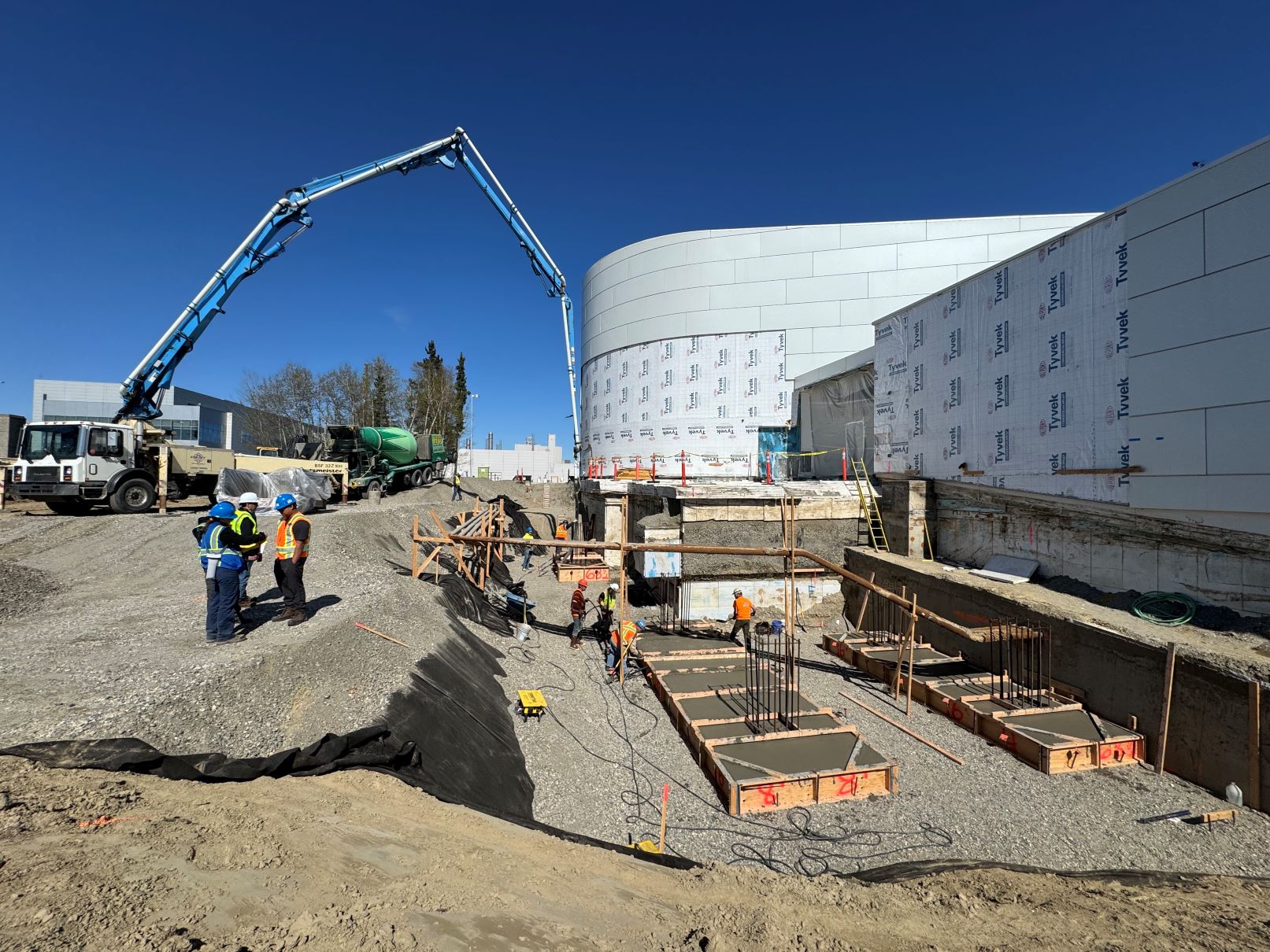 Excavation at planetarium site
