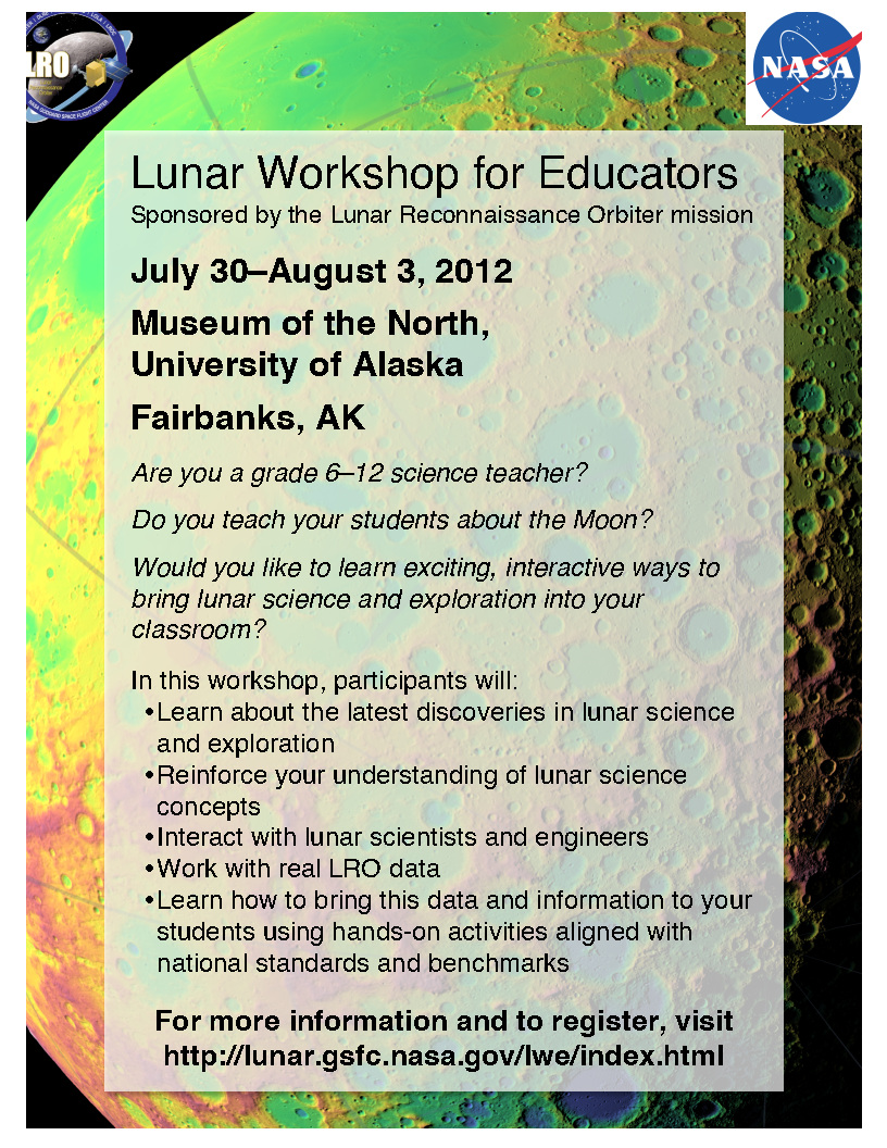 LRO workshop flyer