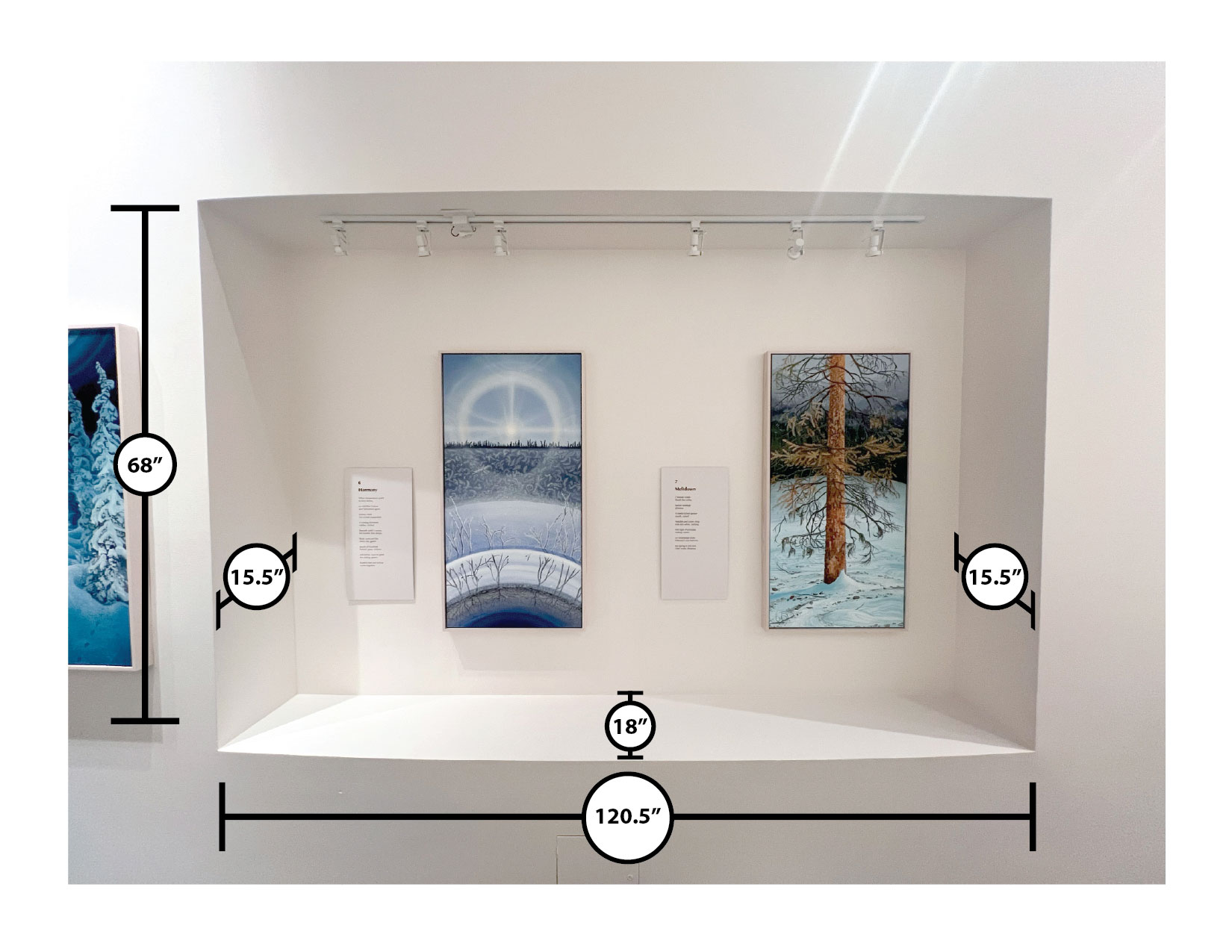 Rose Berry Alaska Art Gallery alcove