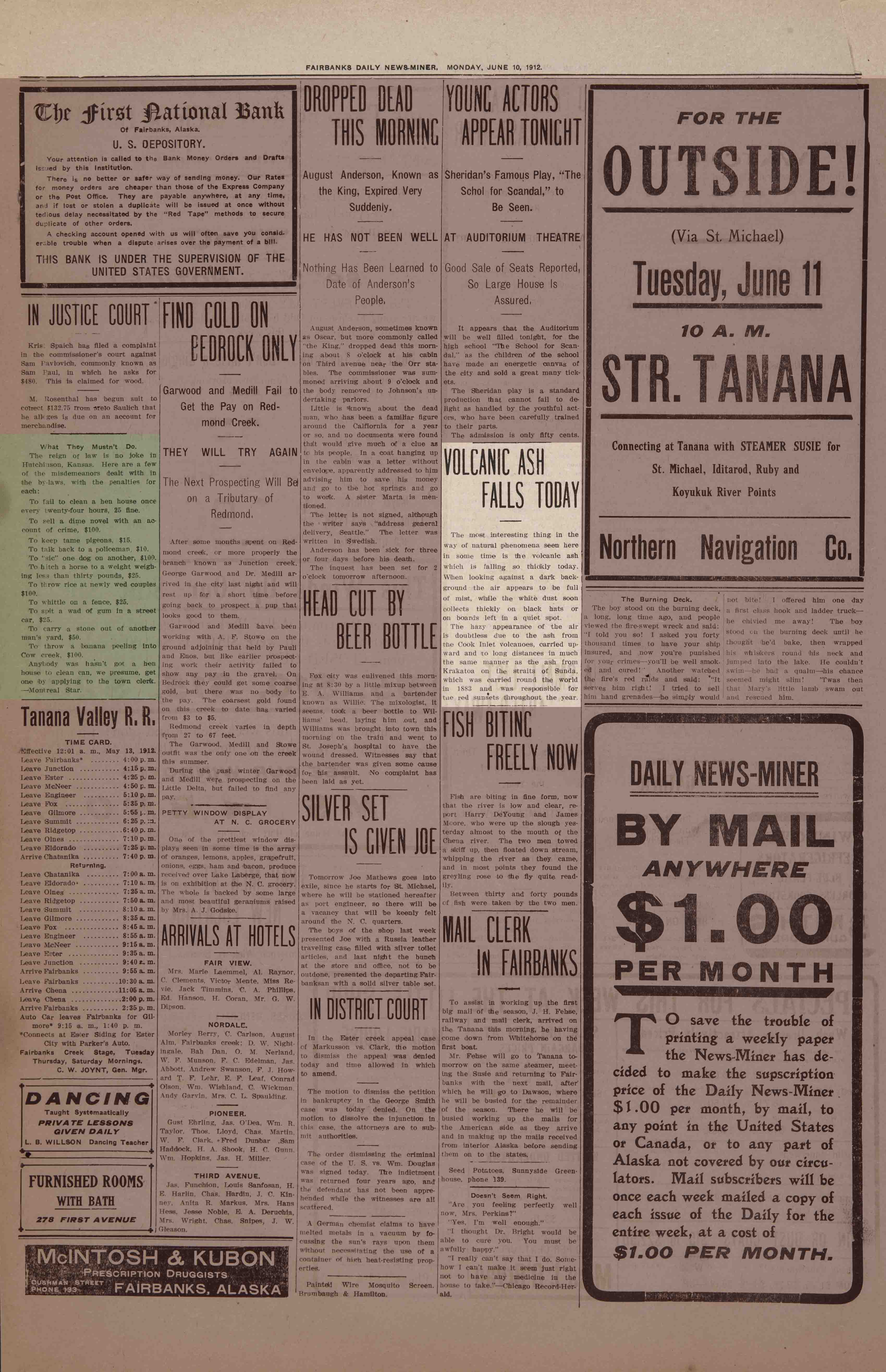 1912 June 10, Fairbanks Daily News-Miner (pg 3)