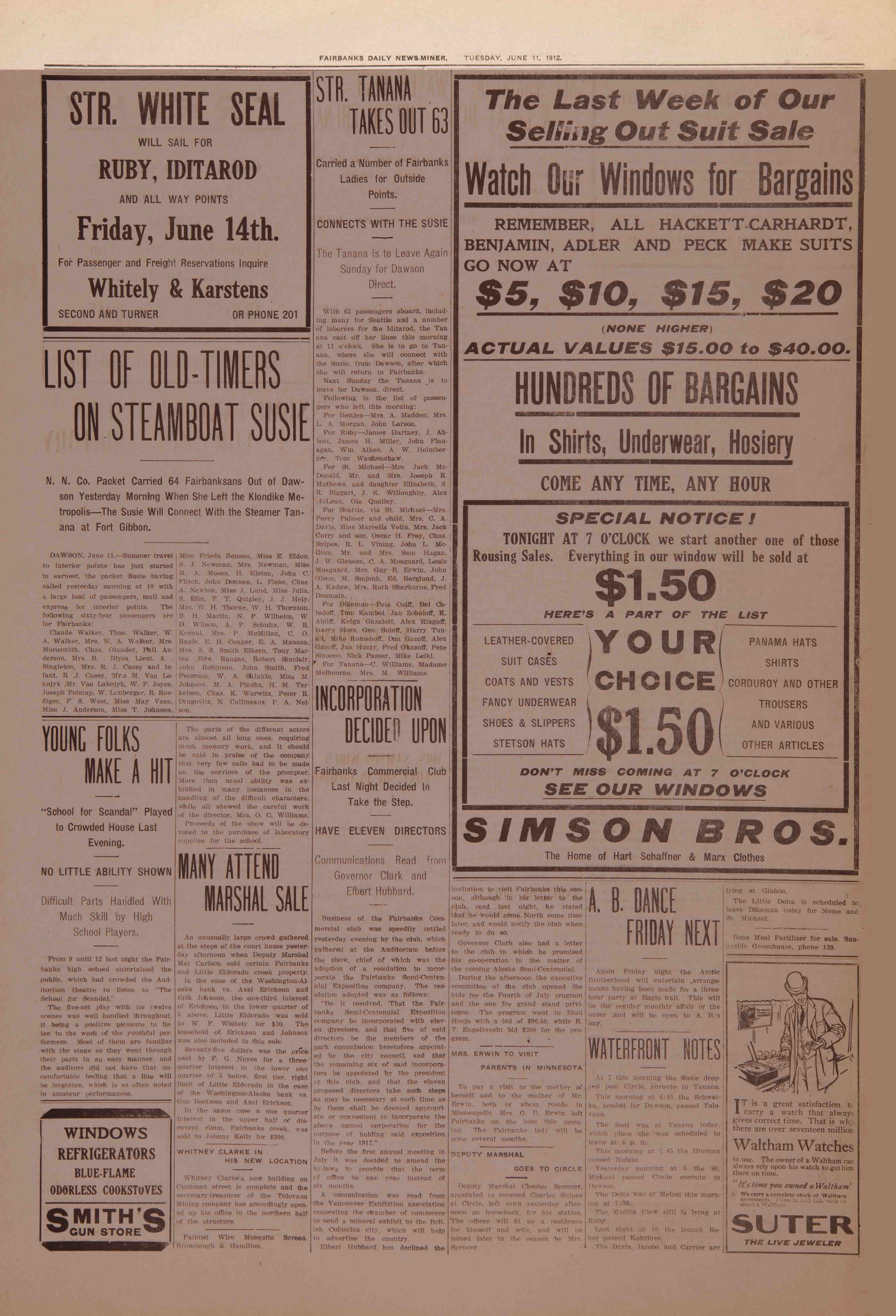 1912 June 11, Fairbanks Daily News-Miner (pg 4)