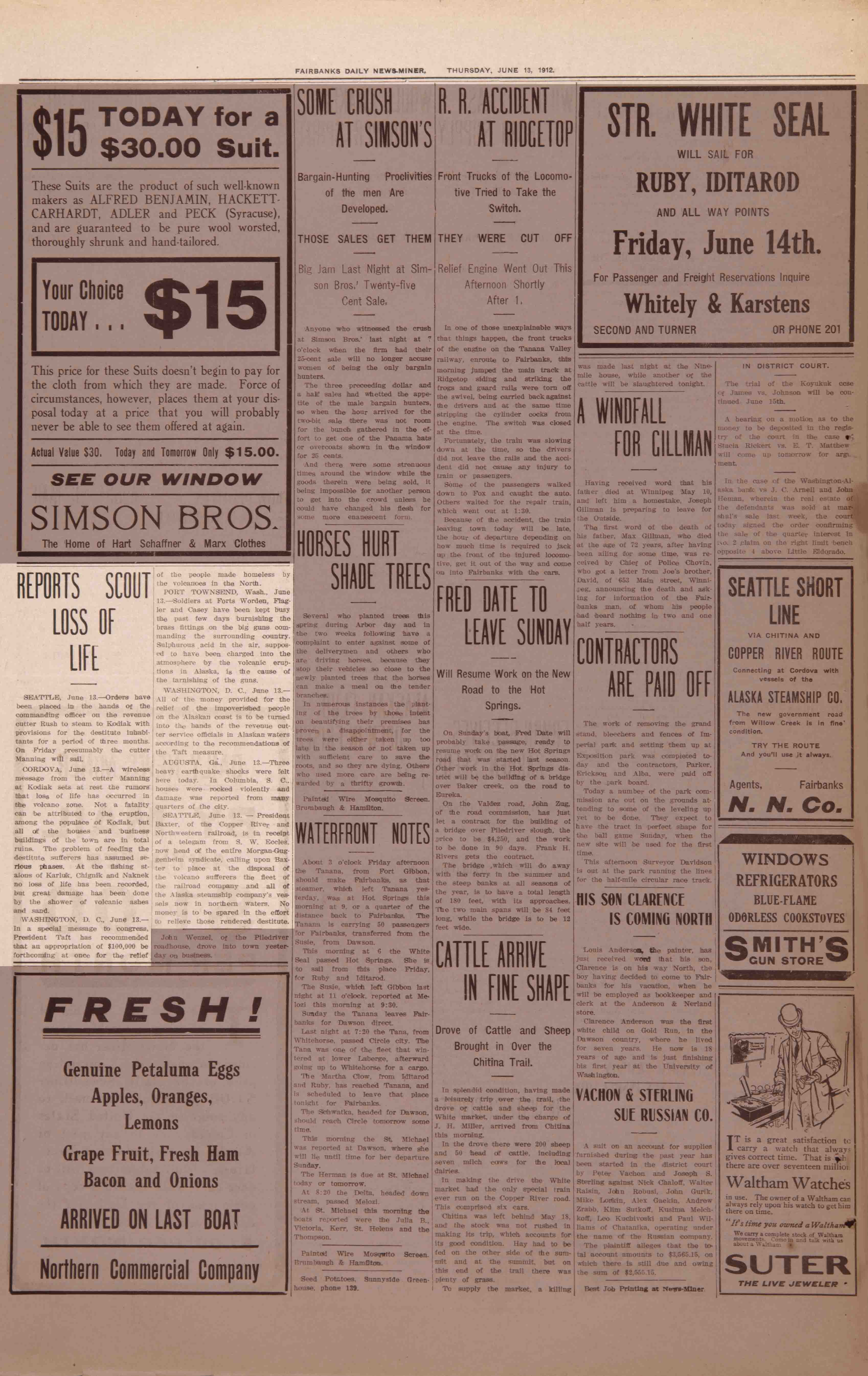 1912 June 13, Fairbanks Daily News-Miner (pg 4)