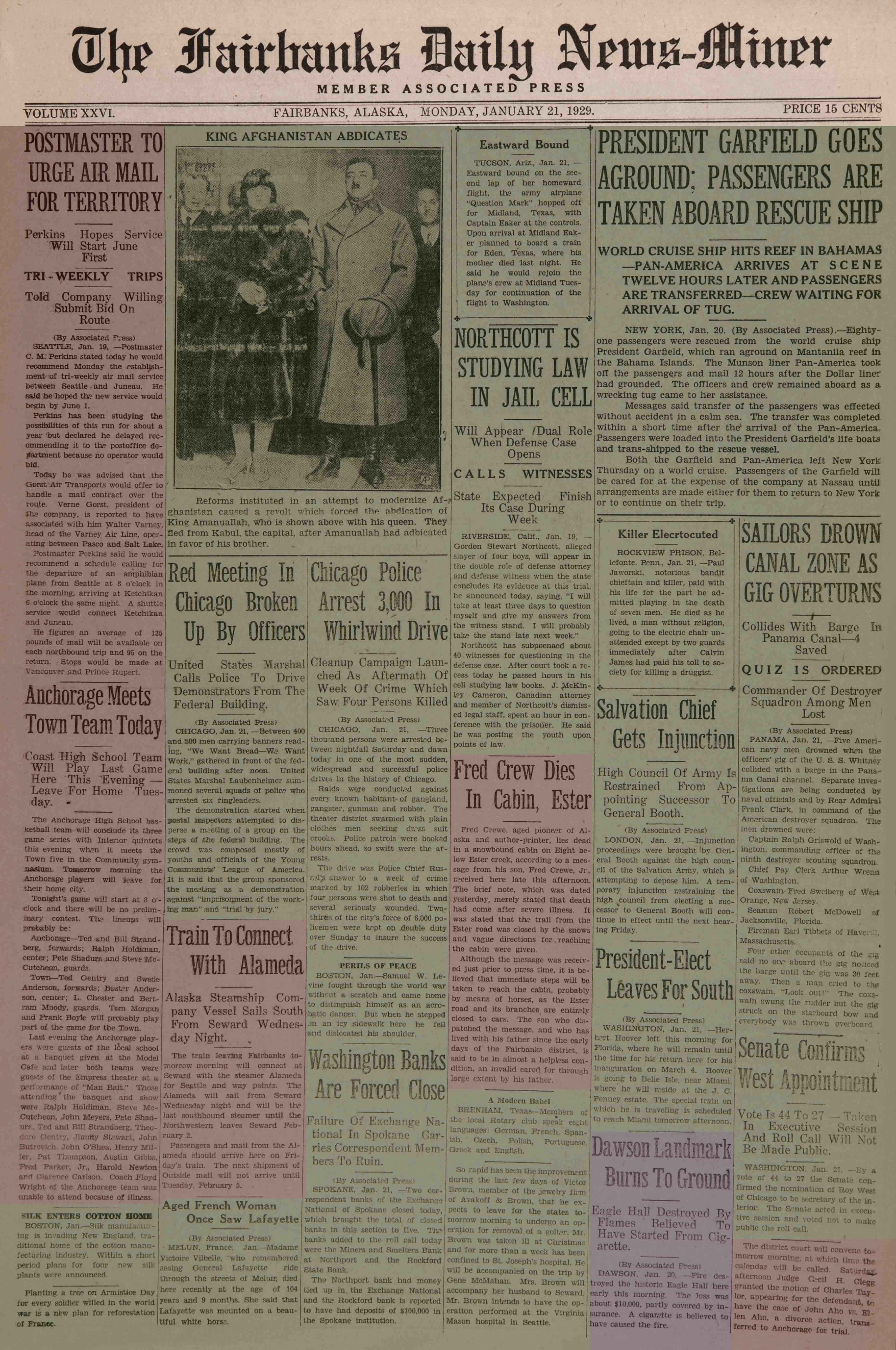 1929 January 21, Fairbanks Daily News-Miner (pg 1)