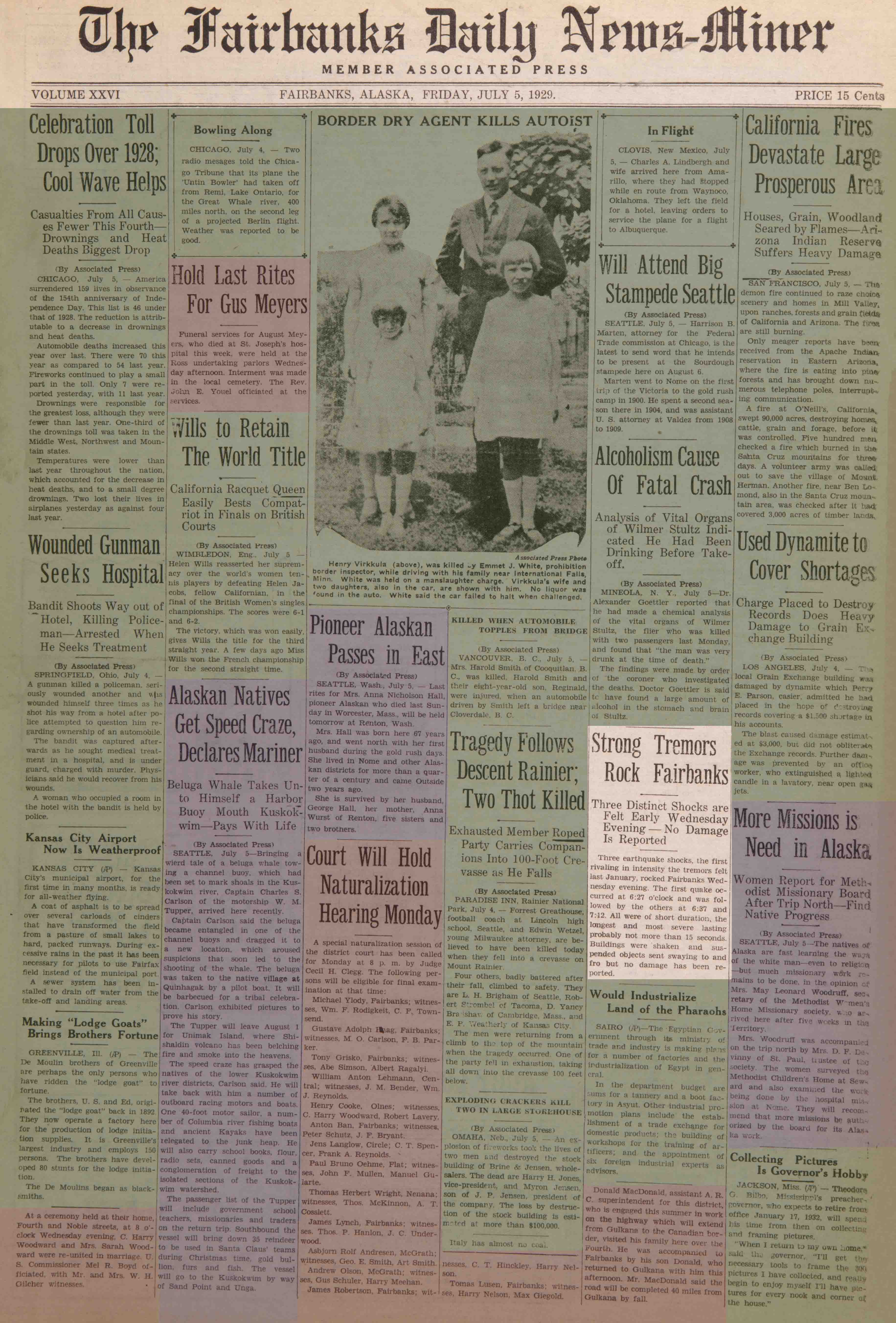 1929 July 5, Fairbanks Daily News-Miner (pg 1)