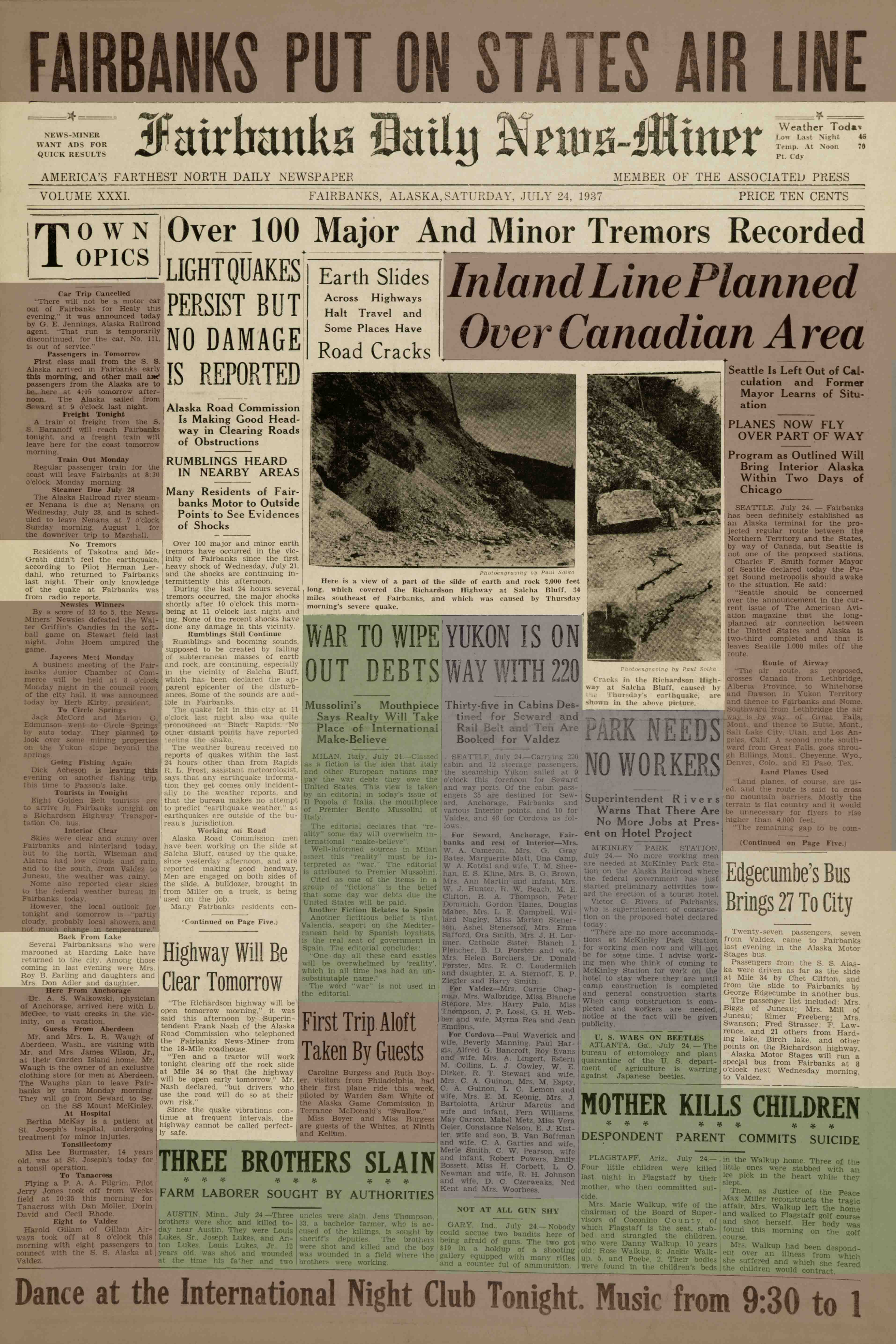 1937 July 24, Fairbanks Daily News-Miner (pg 1)
