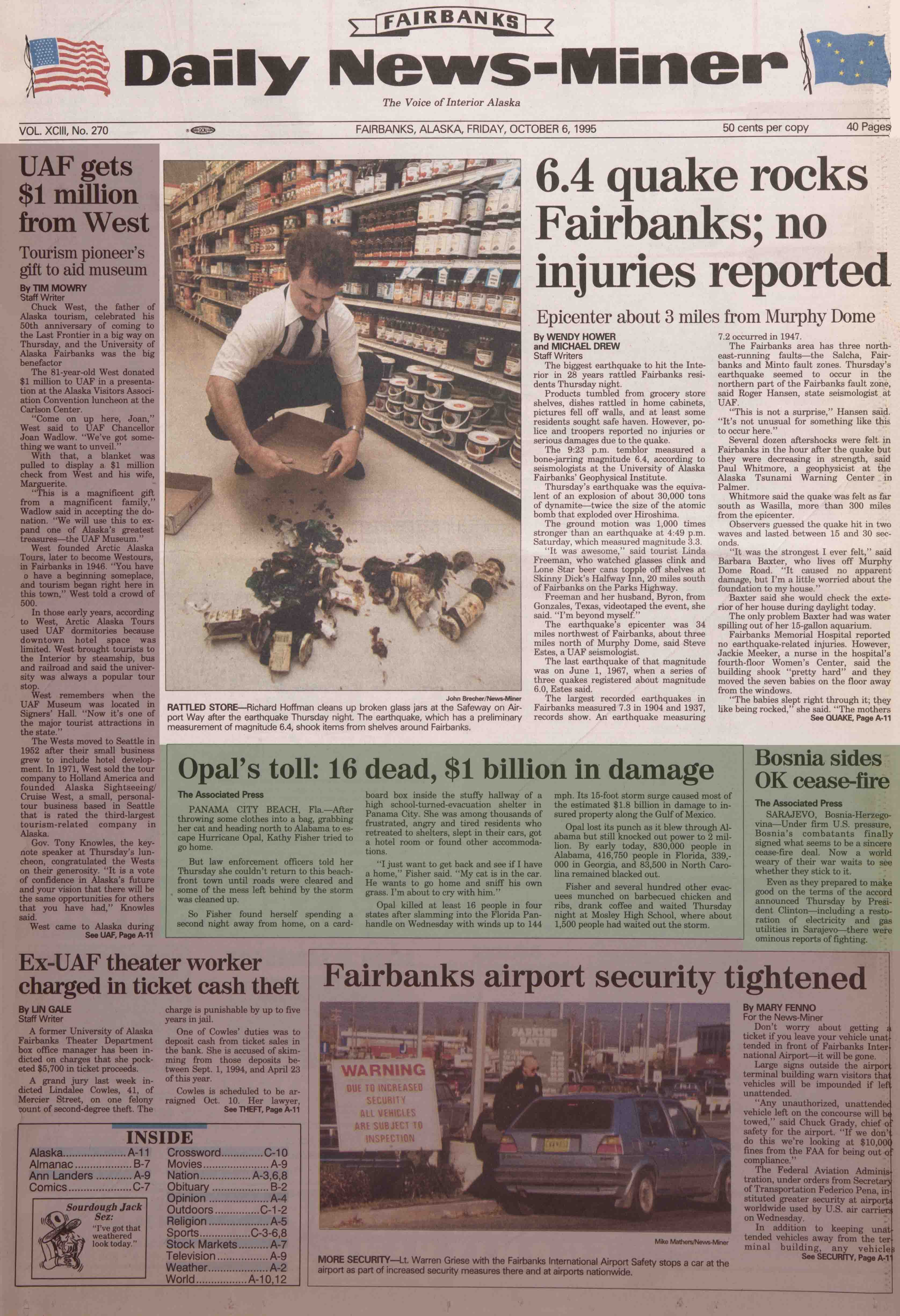 1995 October 6, Fairbanks Daily News-Miner (pg 1)
