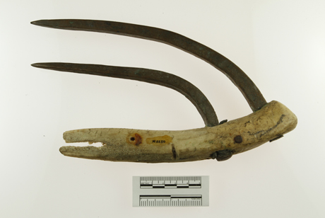 Baychimo collection UAMN Acc. 514-5250, fish rake. Photo courtesy of the University of Alaska Museum of the North.