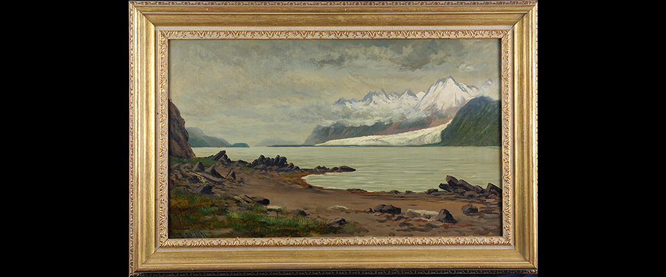 James Everett Stuart, Davidson Glacier from Dyea, Alaska, 1891, UA1982-003-096