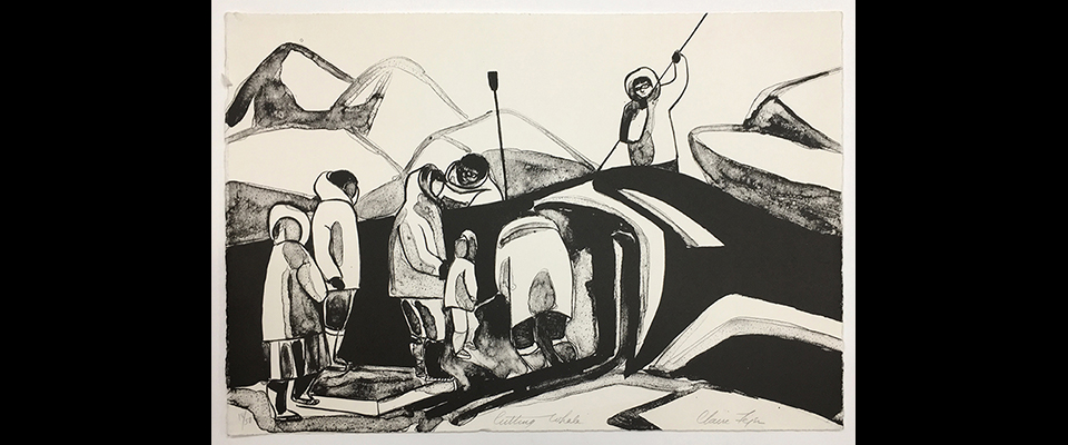 Claire Fejes, Cutting Whale, date unknown, UA2015-007-221
