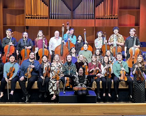 Some of the members of Northern Lights String Orchestra | UAF photo