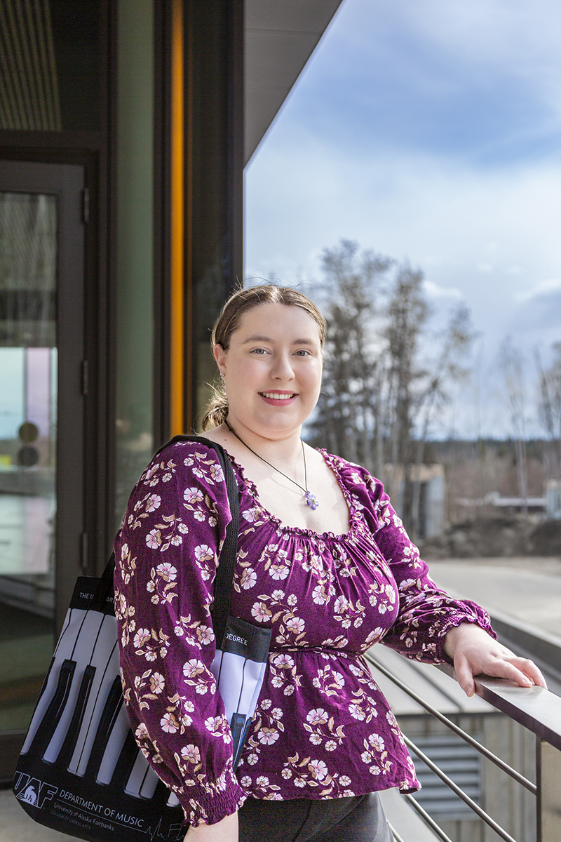 Olivia Buzby. UAF Photo by Sarah Manriquez