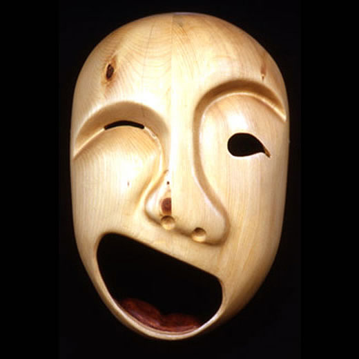 Carved mask called Singer