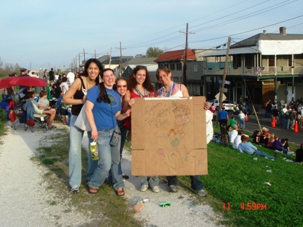 Members of the ASB team enjoy some free time at a neighborhood carnival. Pictured left to right are Alexis Fernandez, Clarissa Ribbens, Cynthia Lashinski, Erica Schooley and Emily Schooley. Photo courtesy UAF Leadership Program