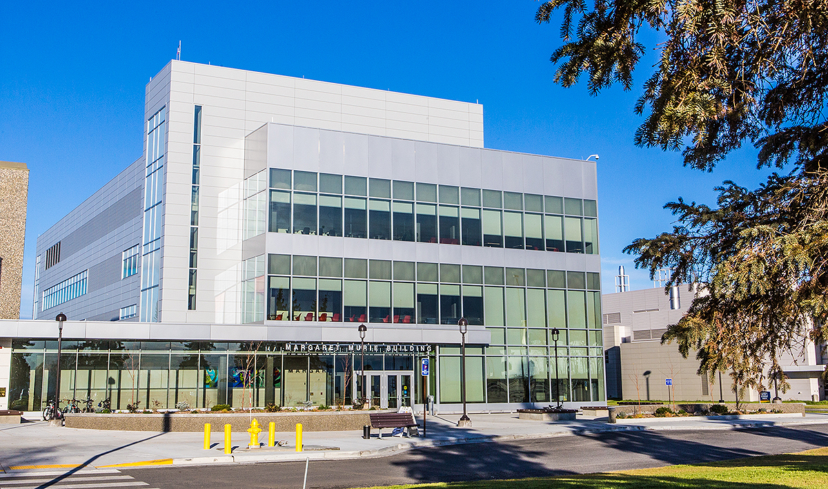 The Murie Building, opened in summer 2013, is home to UAF Department of Biology and Wildlife.
