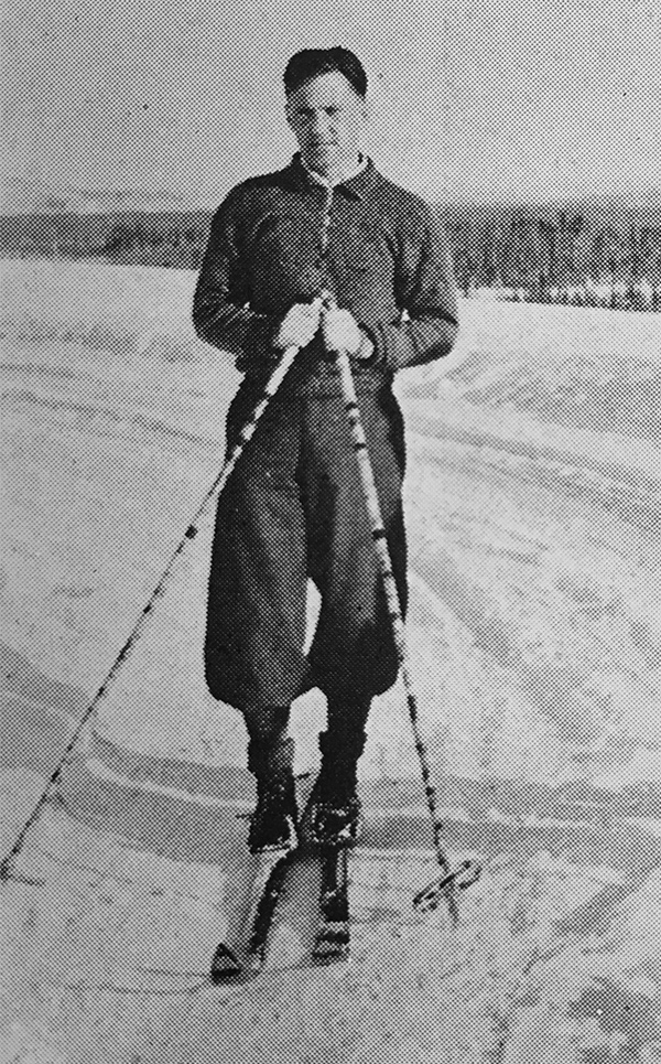 Ivar Skarland, 1934 Denali yearbook picture