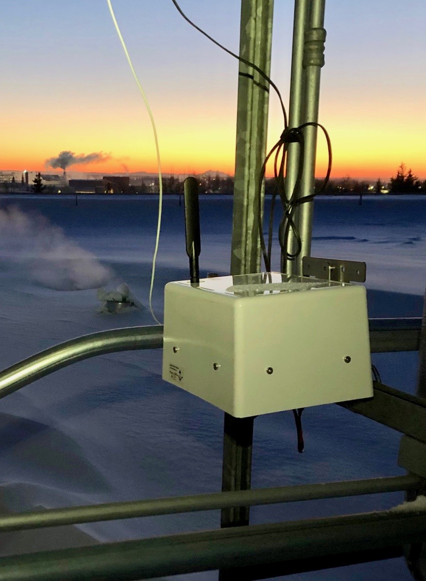 Air quality sensor in Fairbanks