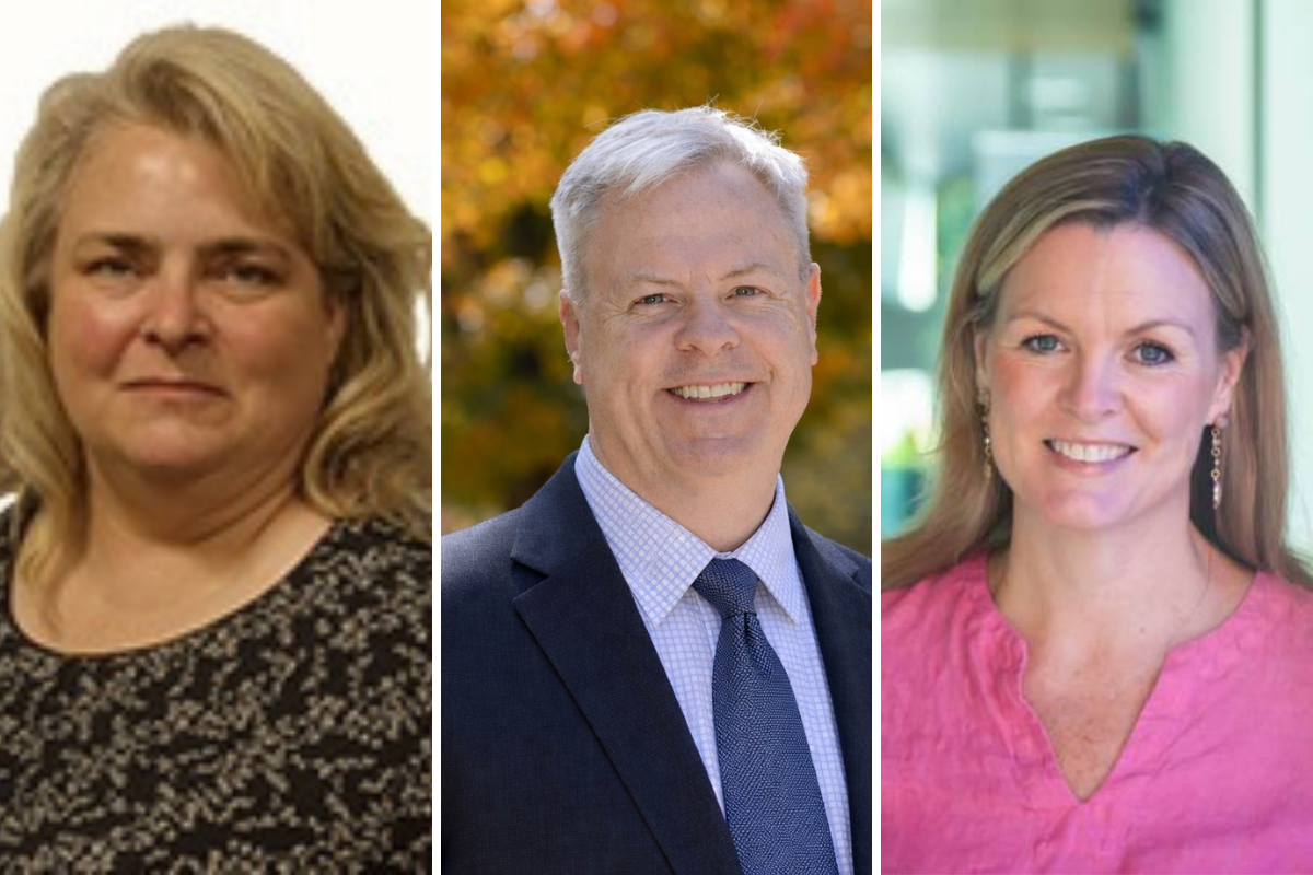 Finalists for the CLA dean position (left to right) MaryTheresa Seig, Alvin Malesky and Carrie Baker. Photos courtesy of finalists.