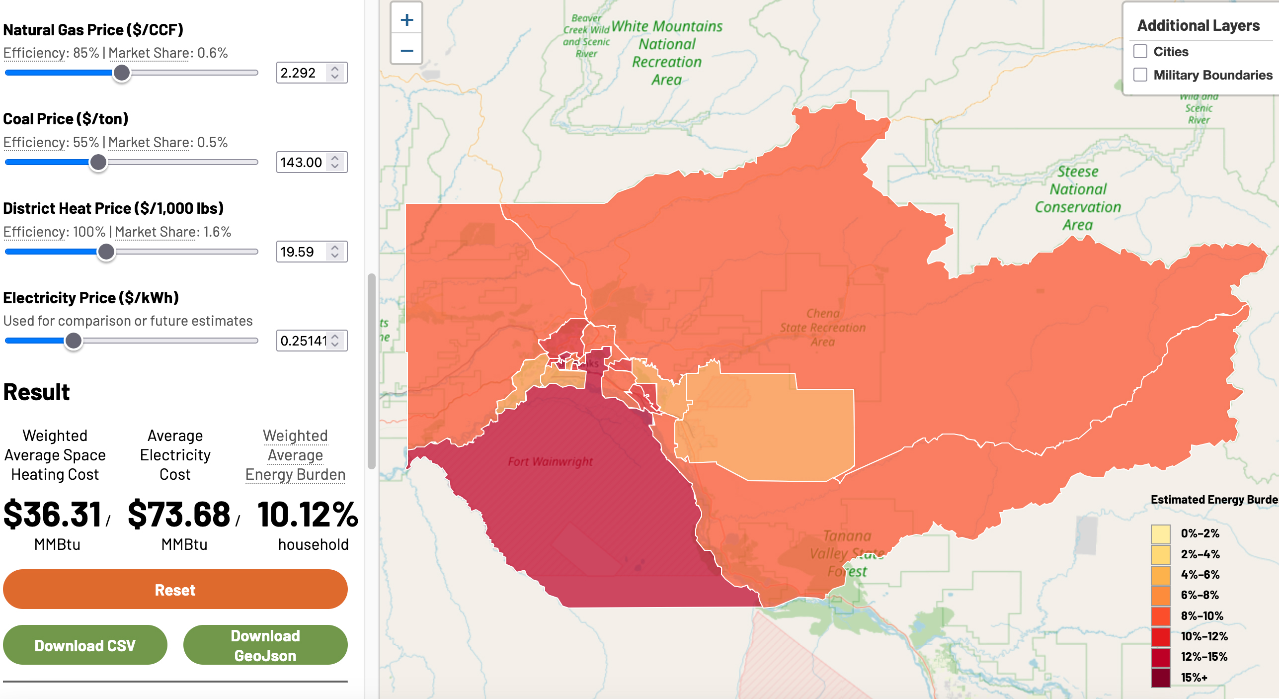 A new interactive web map