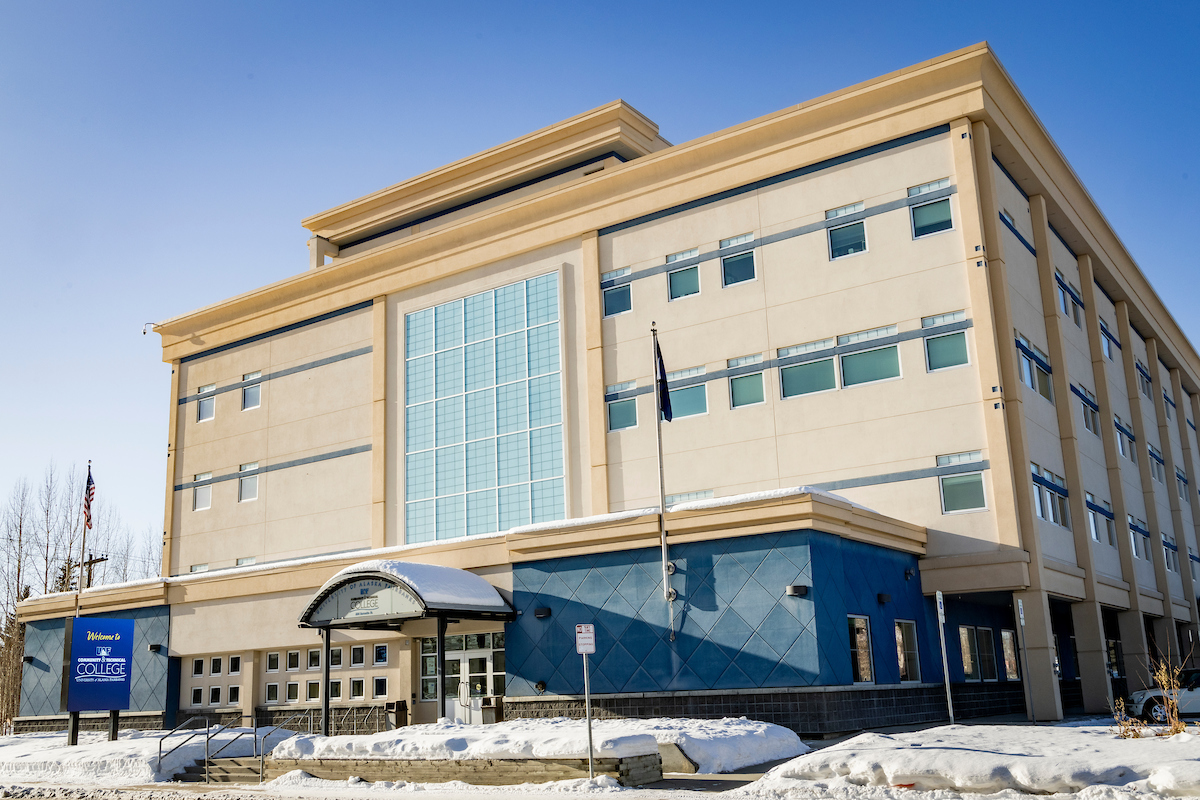 The UAF Community and Technical College building located in downtown Fairbanks.