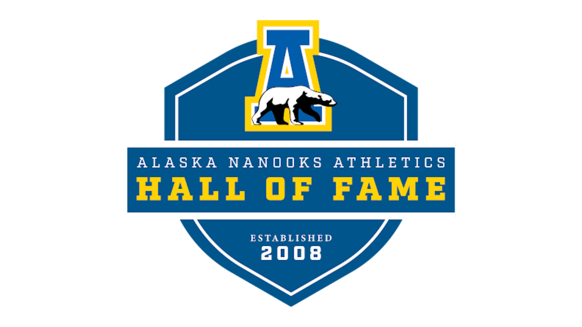Alaska Nanooks Hall of Fame logo.