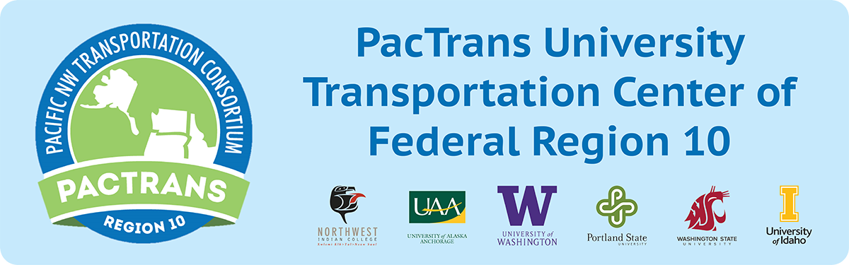 Logo for PacTrans University Transportation Center of Federal Region 10